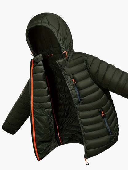 Men's Quilted Jacket Urban Style Versatile for Outdoor Activities