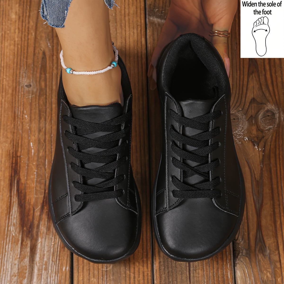 Baskets décontractées pour femme style urbain à lacets – Chaussures polyvalentes confortables pour tous les jours