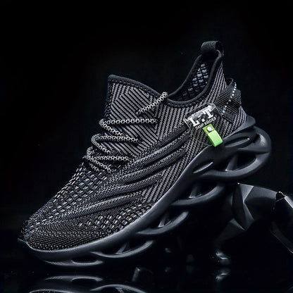Herresportssko urban stil med futuristisk sål og bred komfort