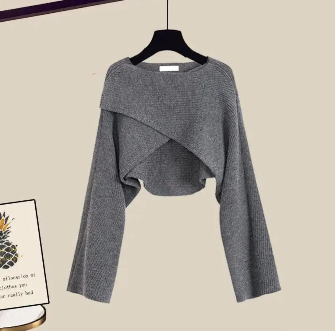 Ensemble trois pièces élégant femme – Tenue décontractée chic pour la maison et les sorties