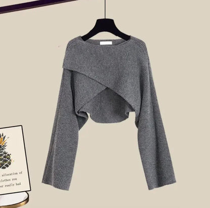 Ensemble trois pièces élégant femme – Tenue décontractée chic pour la maison et les sorties