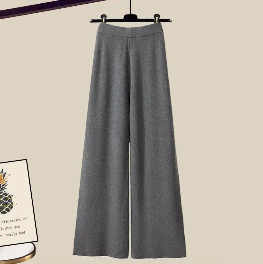 Ensemble trois pièces élégant femme – Tenue décontractée chic pour la maison et les sorties