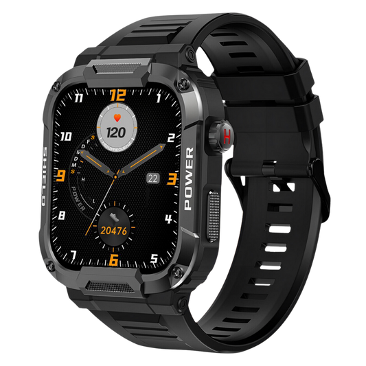 Ian – Robuste Militär-Smartwatch für Herren mit erweitertem Fitness-Tracking