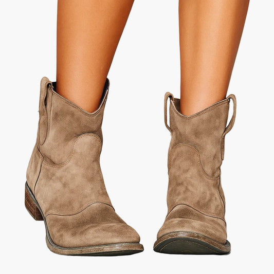 Women's Western Ankle Boots Casual and Trendy Style