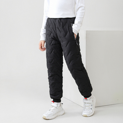 Varm och vattentät vinterbyxa för barn – outdoor-stil, perfekt för vinteraktiviteter