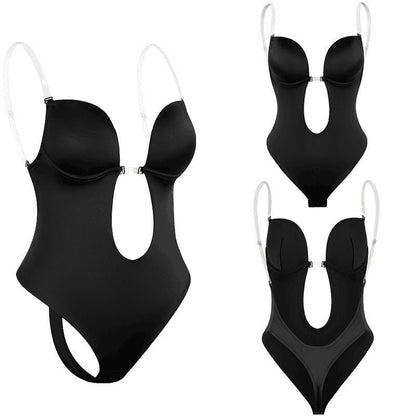 Body gainant sculptant femme style invisible push-up – Idéal sous vêtements moulants ou robes de soirée