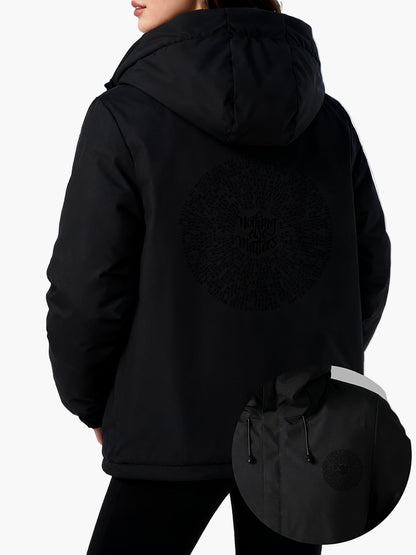 Chaqueta de invierno para mujer estilo urbano con capucha y diseño « Nothing Else Matters » – Casual, ideal para el día a día