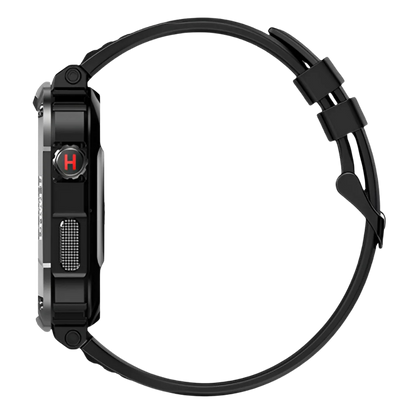 Ian – Montre Connectée Militaire Robuste pour Hommes avec Suivi de Fitness Avancé