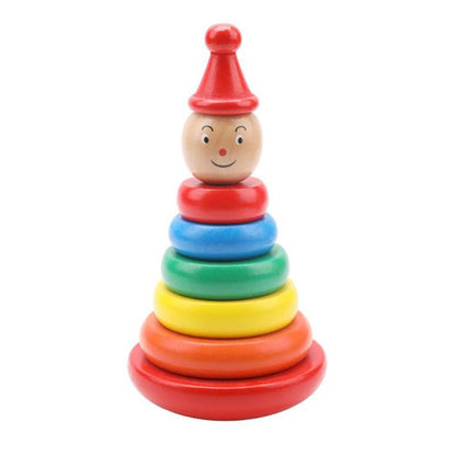 Educatief Stapelbaar Houten Speelgoed voor Kinderen - Speelse Regenboogtoren