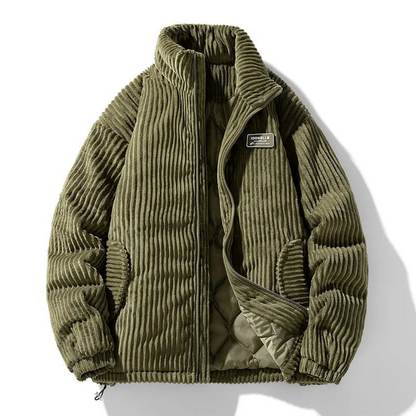Cordjakke urban stil for menn, ideell for høst og vinter
