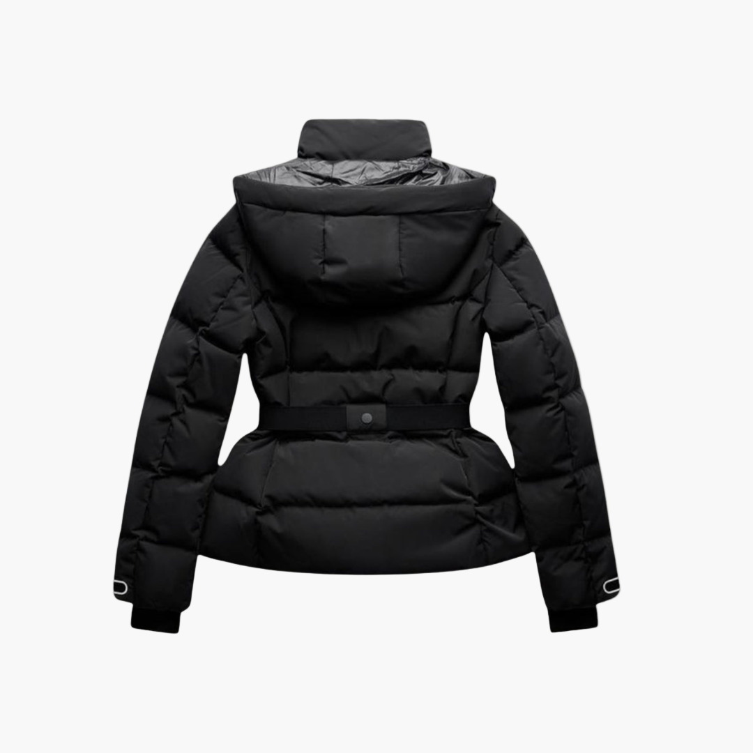 Chaqueta acolchada de mujer ceñida elegante e impermeable para invierno