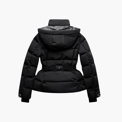 Chaqueta acolchada de mujer ceñida elegante e impermeable para invierno