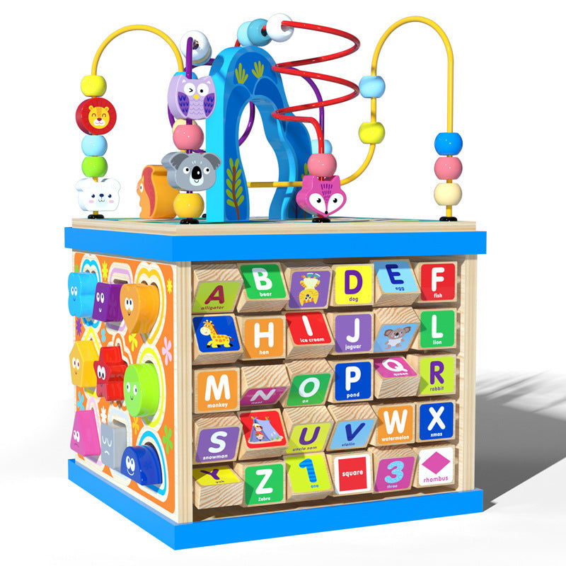 Cube d'Activités Éducatif Bébé Enfant – Jouet d’Éveil Multifonction pour Apprentissage Précoce