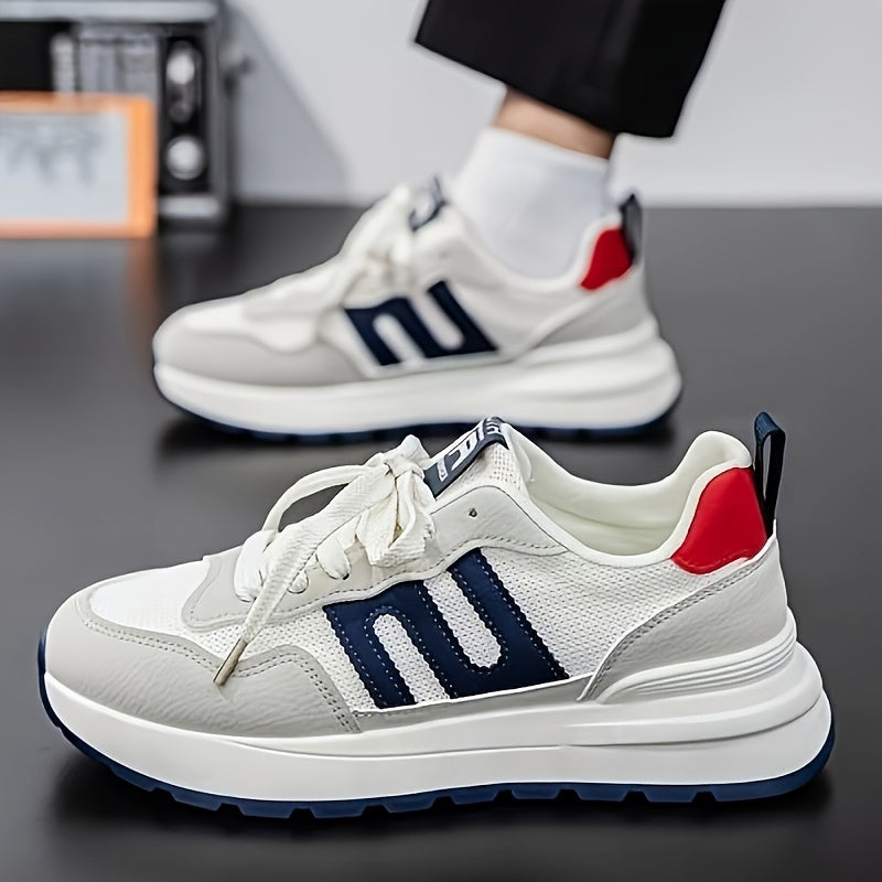 Herresneakers i preppy stil til afslappet hverdagsbrug