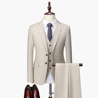 Costume Homme 3 Pièces Coupe Moderne pour Mariage et Affaires