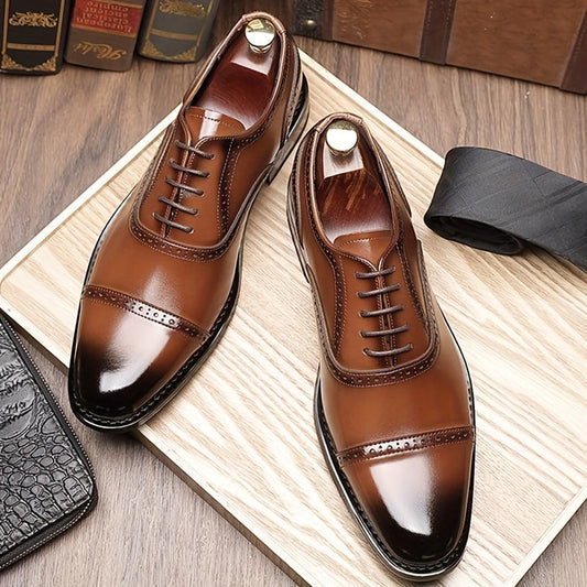 Chaussures habillées homme élégantes à lacets style business et quotidien