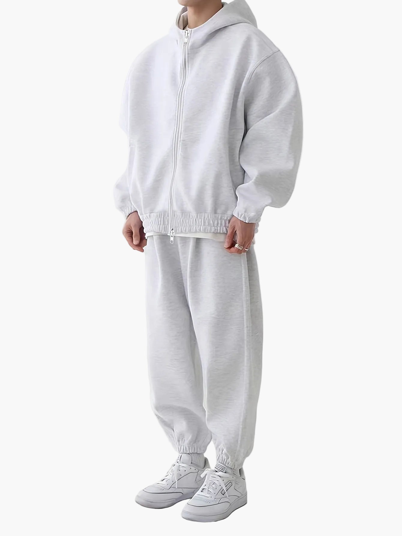 Ensemble de survêtement homme style décontracté sport avec capuche - idéal pour loisirs et sports d’automne hiver