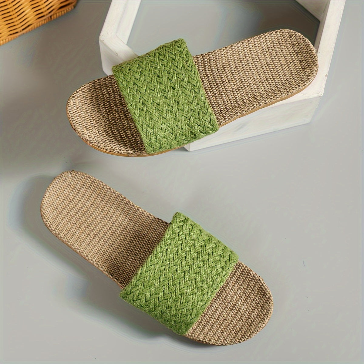 Avslappnade slip-on-sandaler för kvinnor i sommarstil
