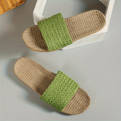Avslappnade slip-on-sandaler för kvinnor i sommarstil