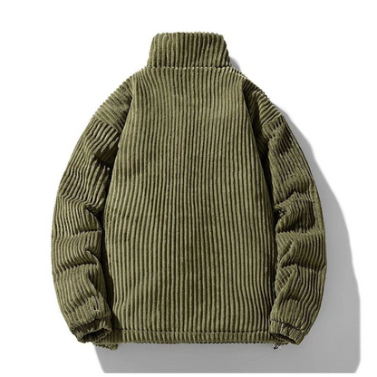 Cordjakke urban stil for menn, ideell for høst og vinter