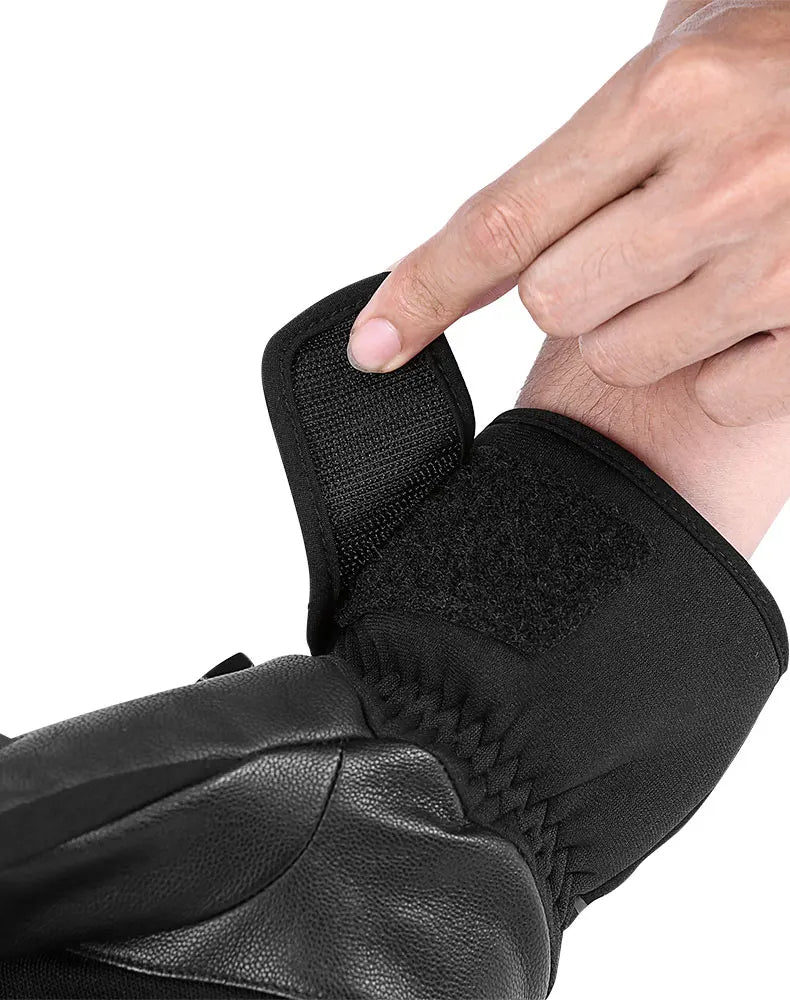 Tjocka vinterhandskar för skidåkning med avskiljning för 3 eller 5 fingrar