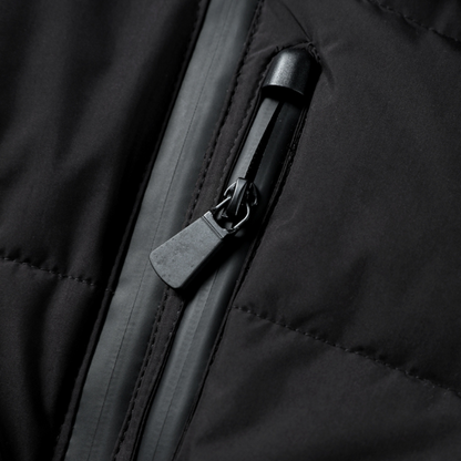 Chaqueta acolchada de mujer ceñida elegante e impermeable para invierno