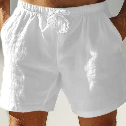 Lässige Herren-Badeshorts mit verstellbarem Kordelzug für Strand oder Pool