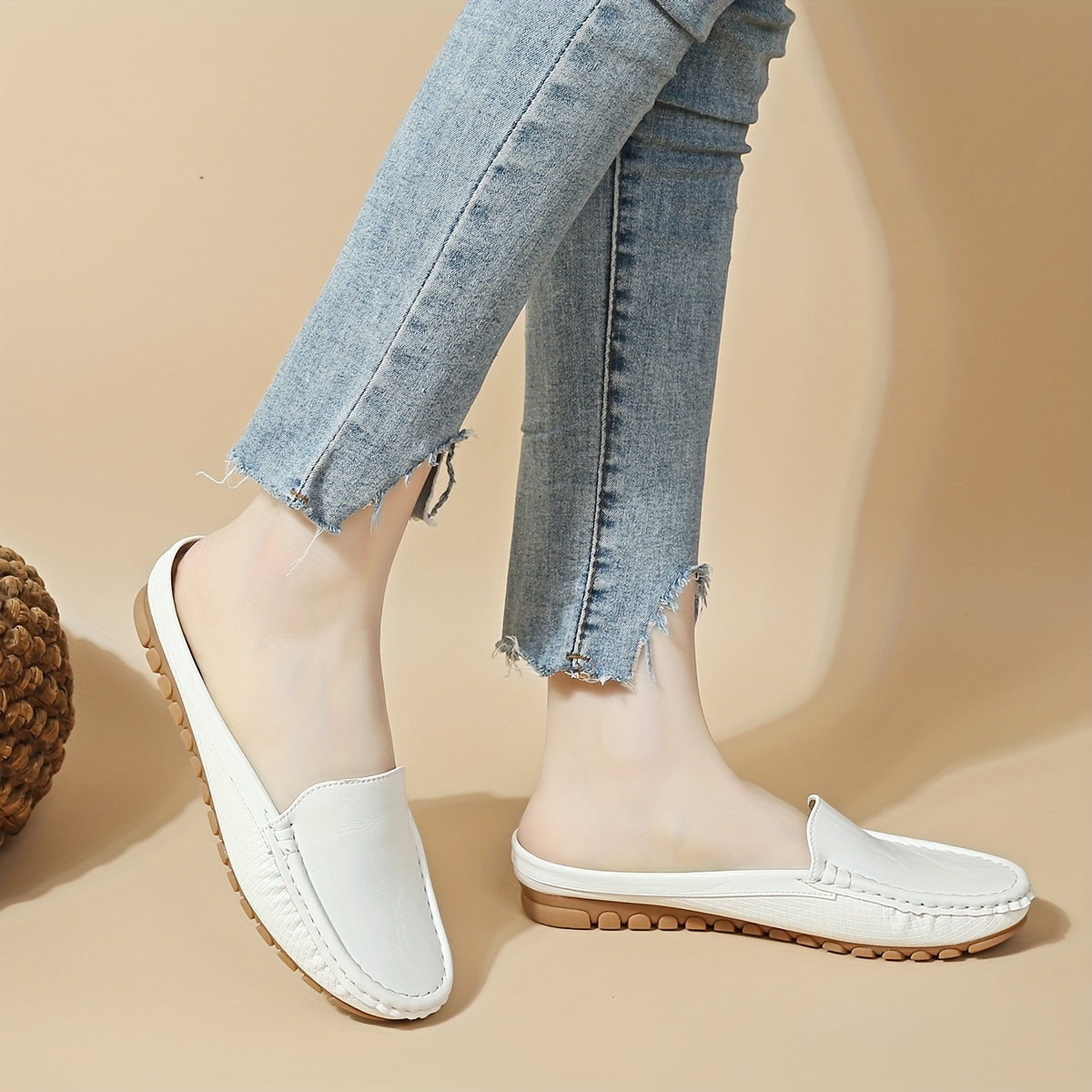 Casual mocassins dames preppy stijl voor dagelijks gebruik