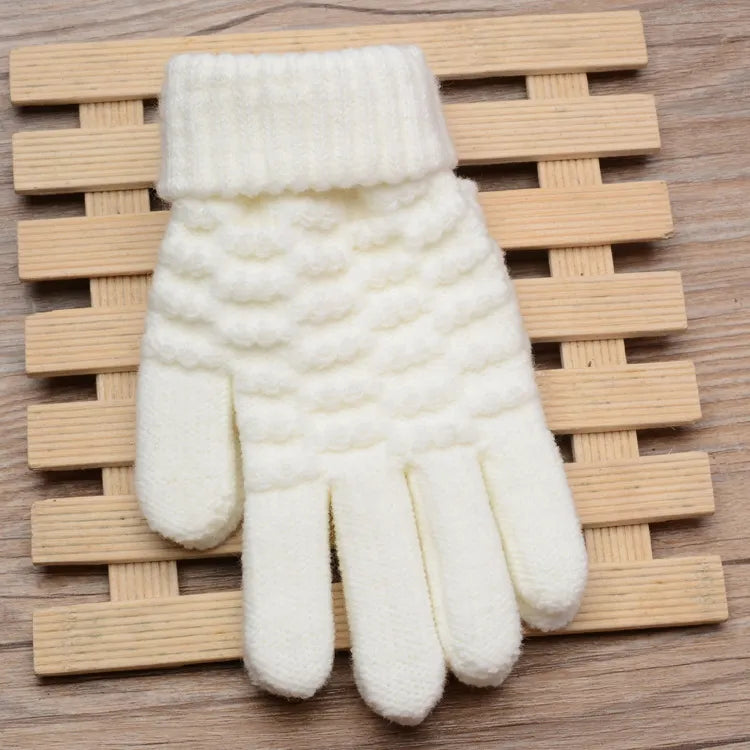 Gebreide winterhandschoenen met touchfunctie, compatibel met schermen, unisex