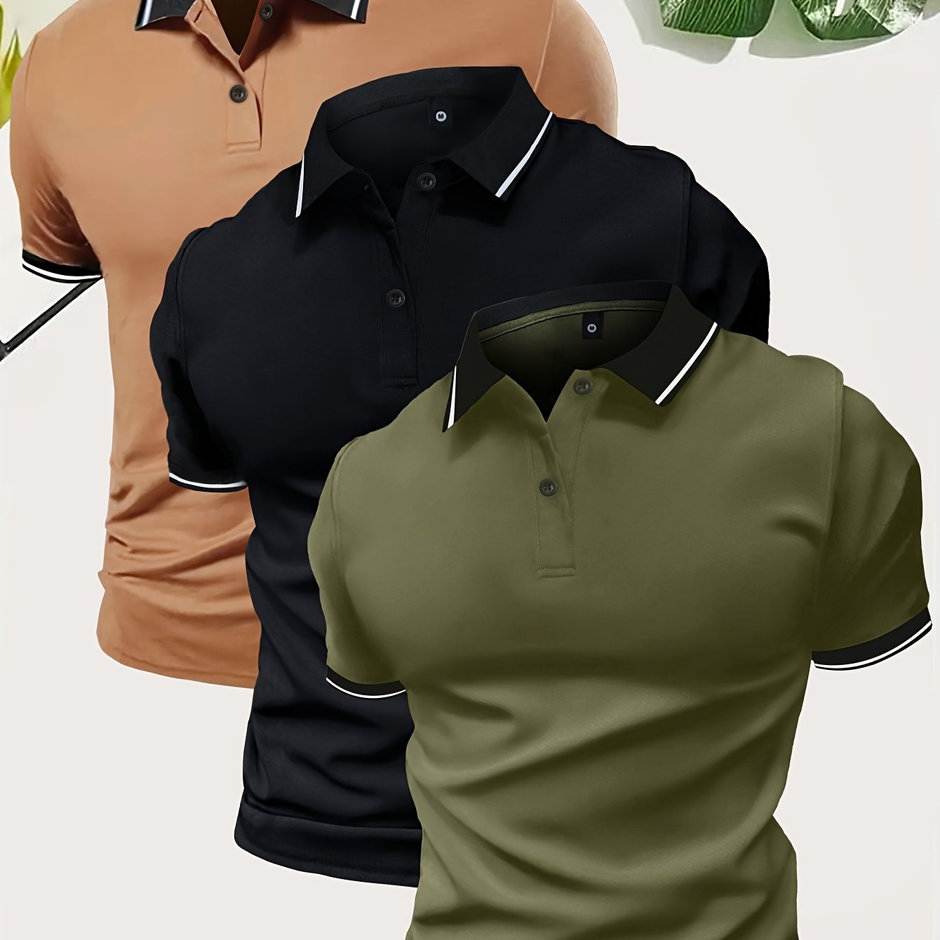 Polo casual pour homme style urbain – Élégance décontractée pour sorties et loisirs