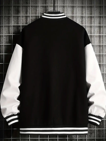 Ensemble Homme Veste Teddy Baseball et Pantalon de Jogging Sport