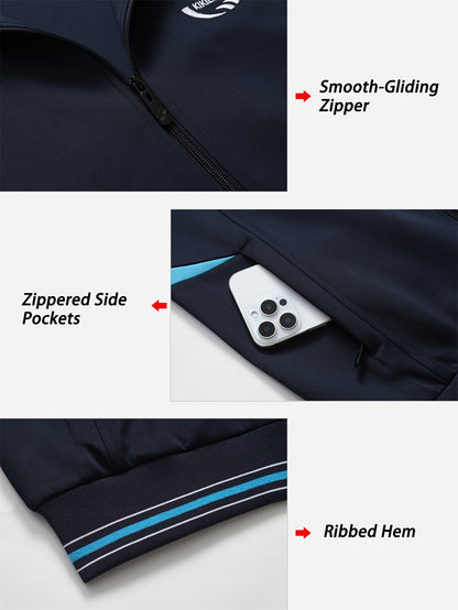 Ensemble de survêtement Homme, Veste et Pantalon Bicolore à Rayures