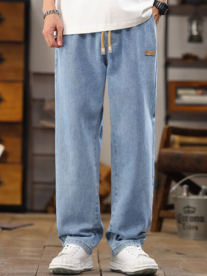 Lässige Herren-Jogger-Jeans mit geradem Schnitt, ideal für den Alltag  