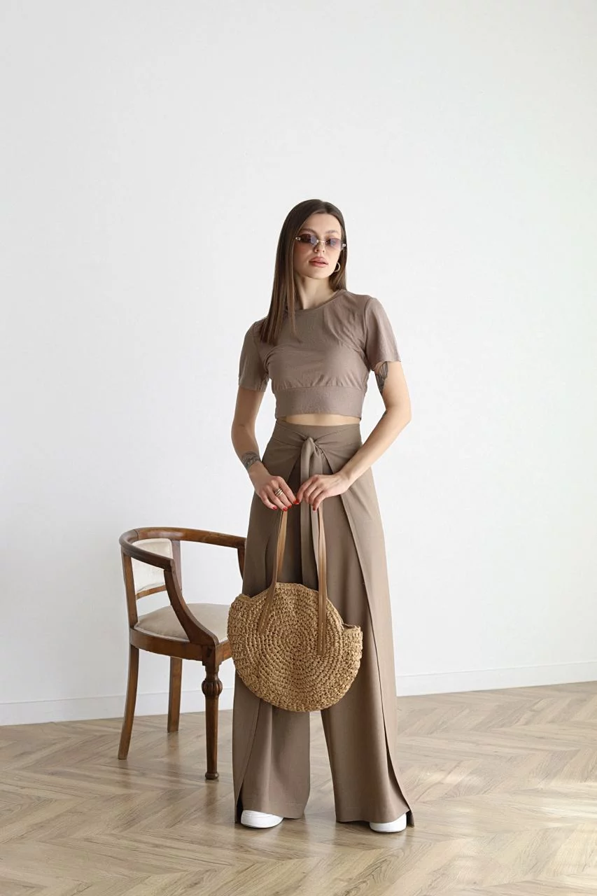Erika™ - Hoch taillierte Hosen mit weitem Bein