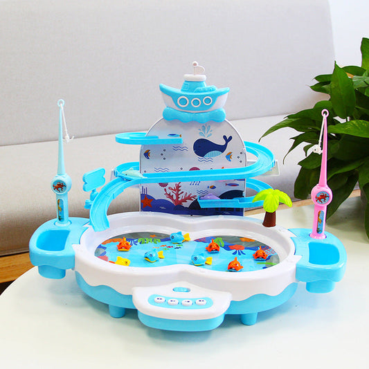 Gioco di Pesca Elettrico Educativo con Musica per Bambini – Giocattolo di Apprendimento e Divertimento