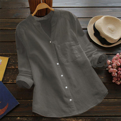 Joy – Vintage Chemise med Broderi