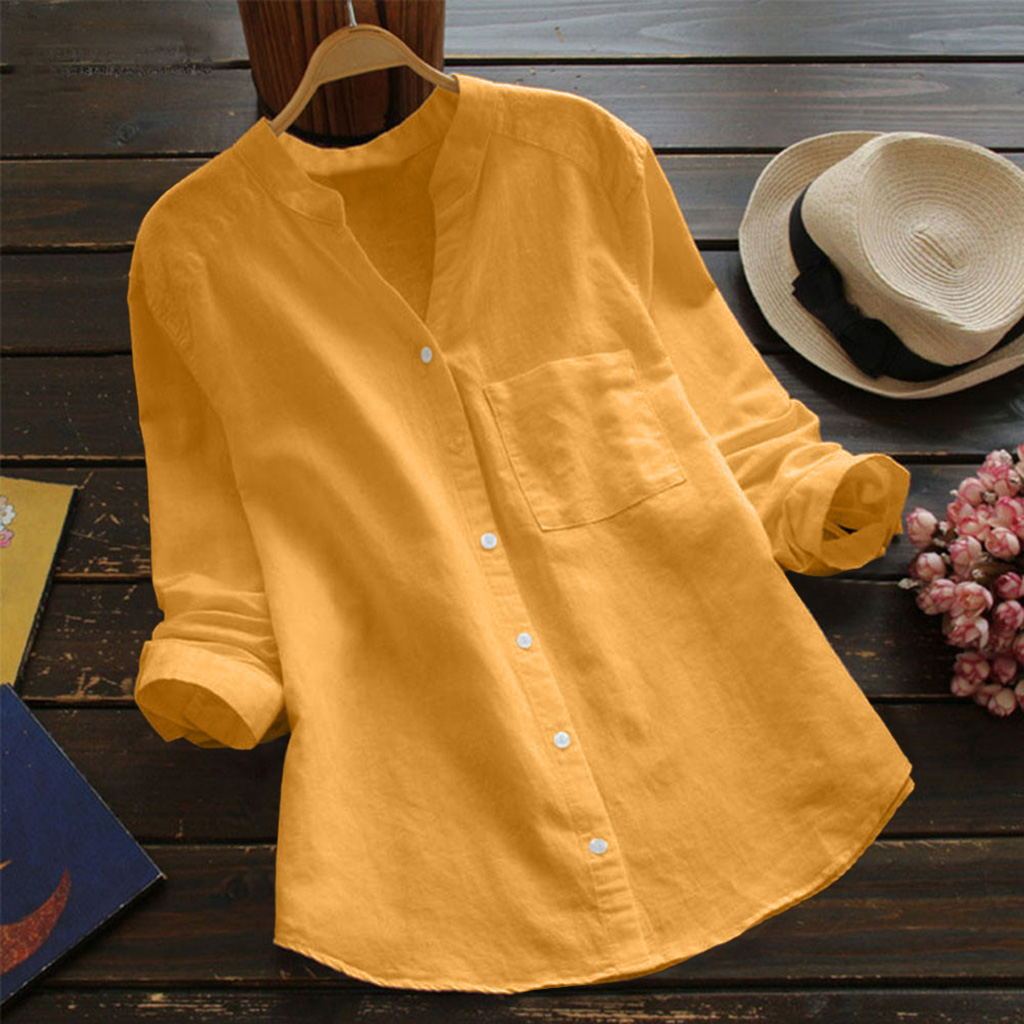 Joy – Vintage Chemise med Broderi