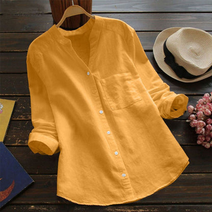 Joy – Vintage Chemise med Broderi