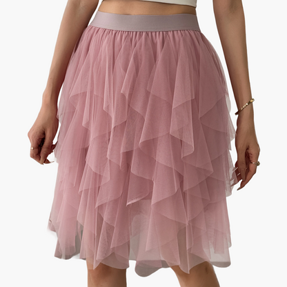 Eleganter Damen-Tutu-Rock im Tänzerinnen-Stil für festliche oder alltägliche Outfits