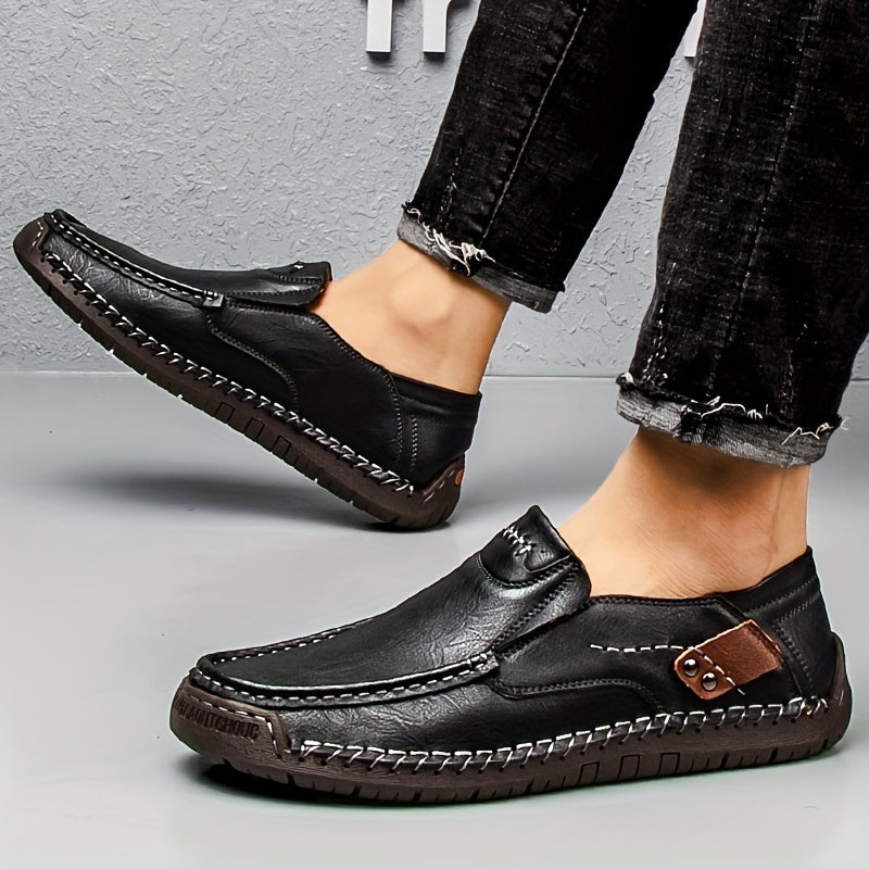 Mocassins décontractés homme style vintage pour usage quotidien