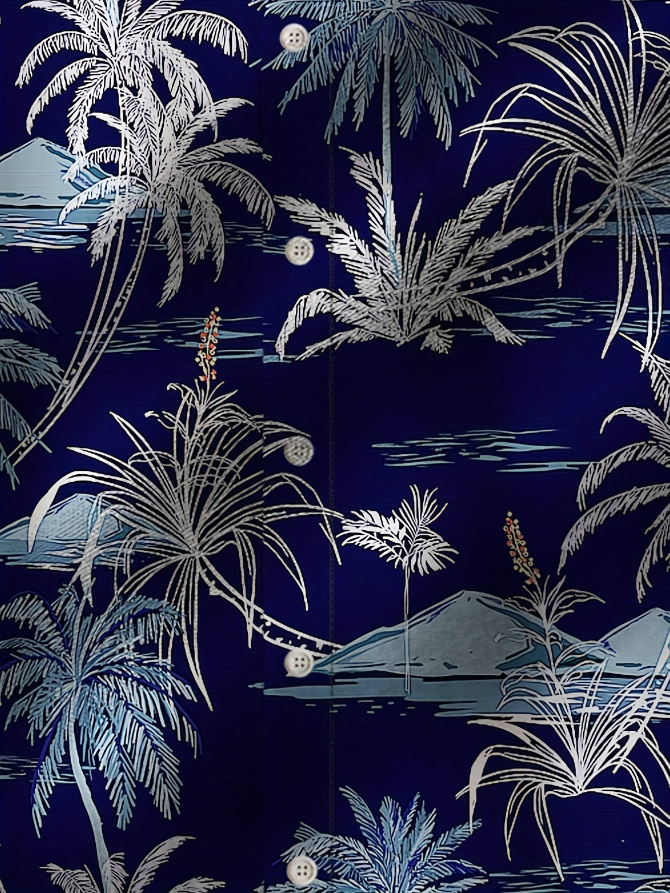 Chemise hawaïenne décontractée homme style plage imprimé tropical pour été