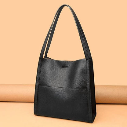 Sac à bandoulière de couleur unie grande capacité