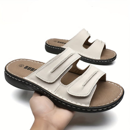Sandales confort pour homme à enfiler, style décontracté, idéales pour tous les jours