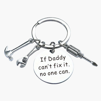 Portachiavi uomo stile papà fai-da-te con messaggio personalizzato – Regalo per la festa del papà