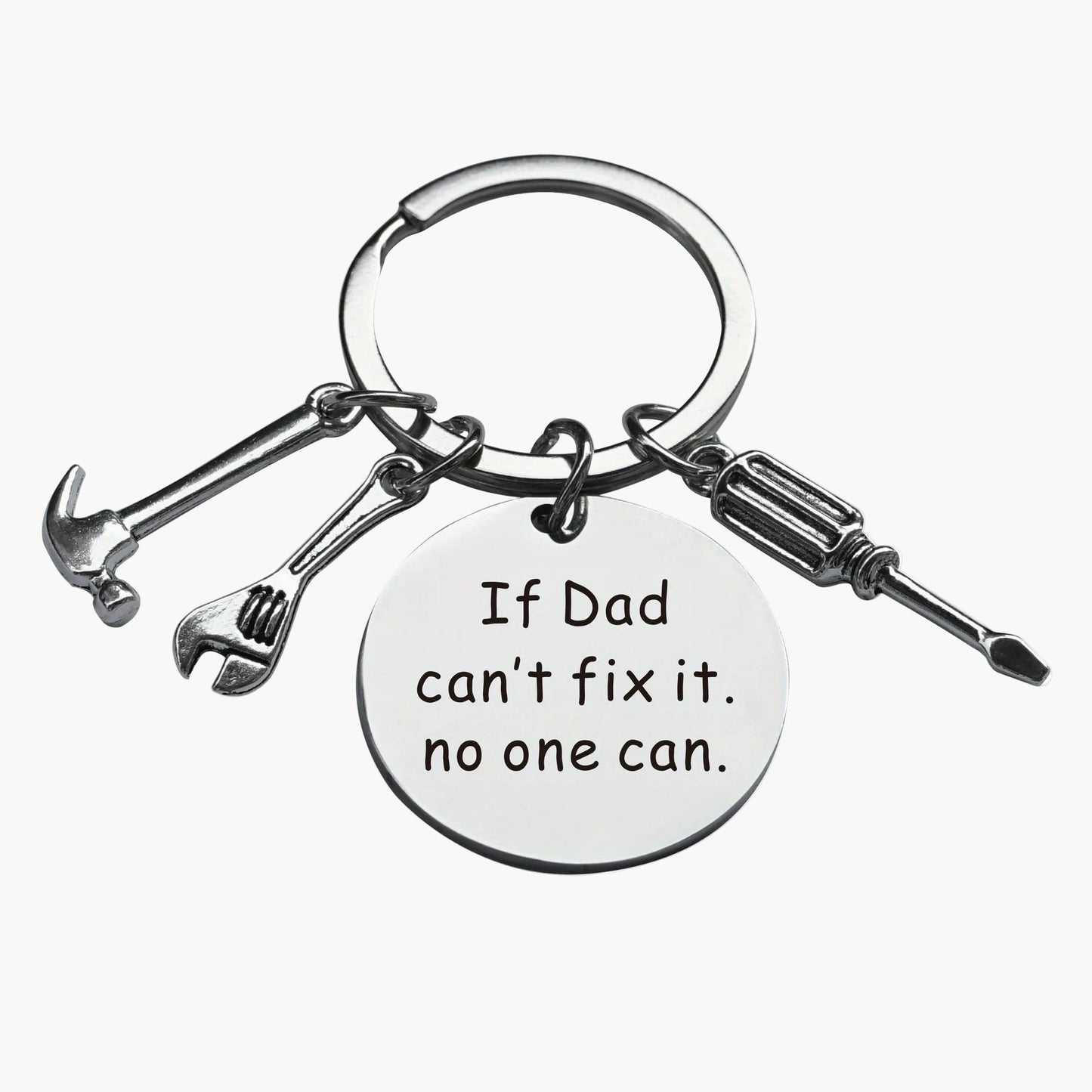 Portachiavi uomo stile papà fai-da-te con messaggio personalizzato – Regalo per la festa del papà