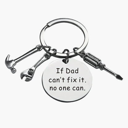 Portachiavi uomo stile papà fai-da-te con messaggio personalizzato – Regalo per la festa del papà