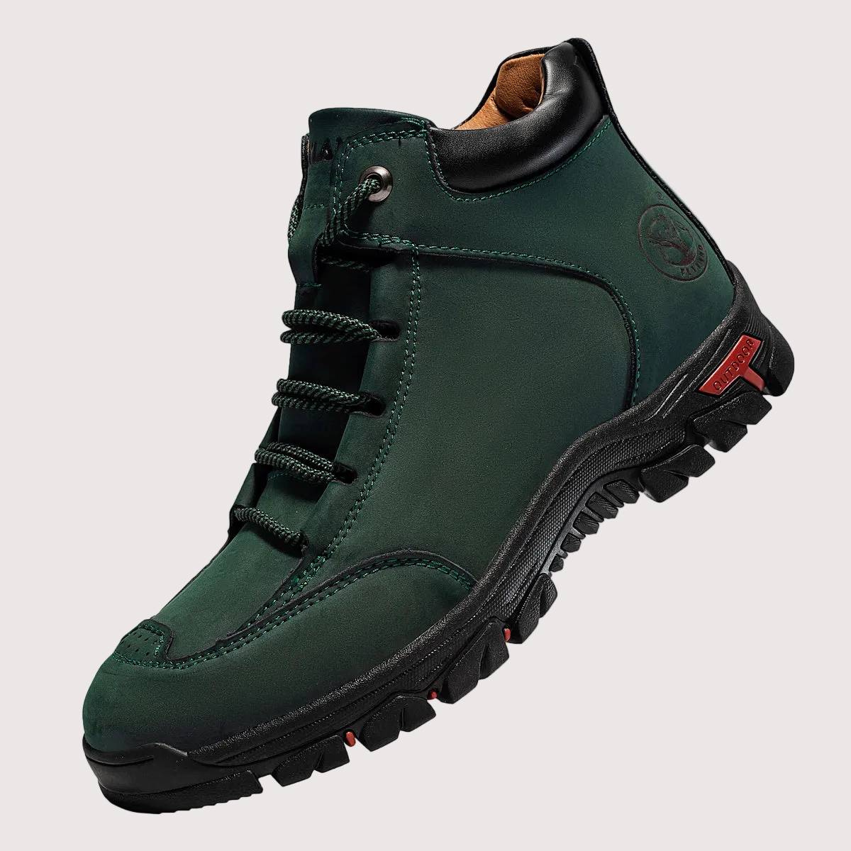 Bottes montantes pour homme, style randonnée, semelle crantée antidérapante, bleues