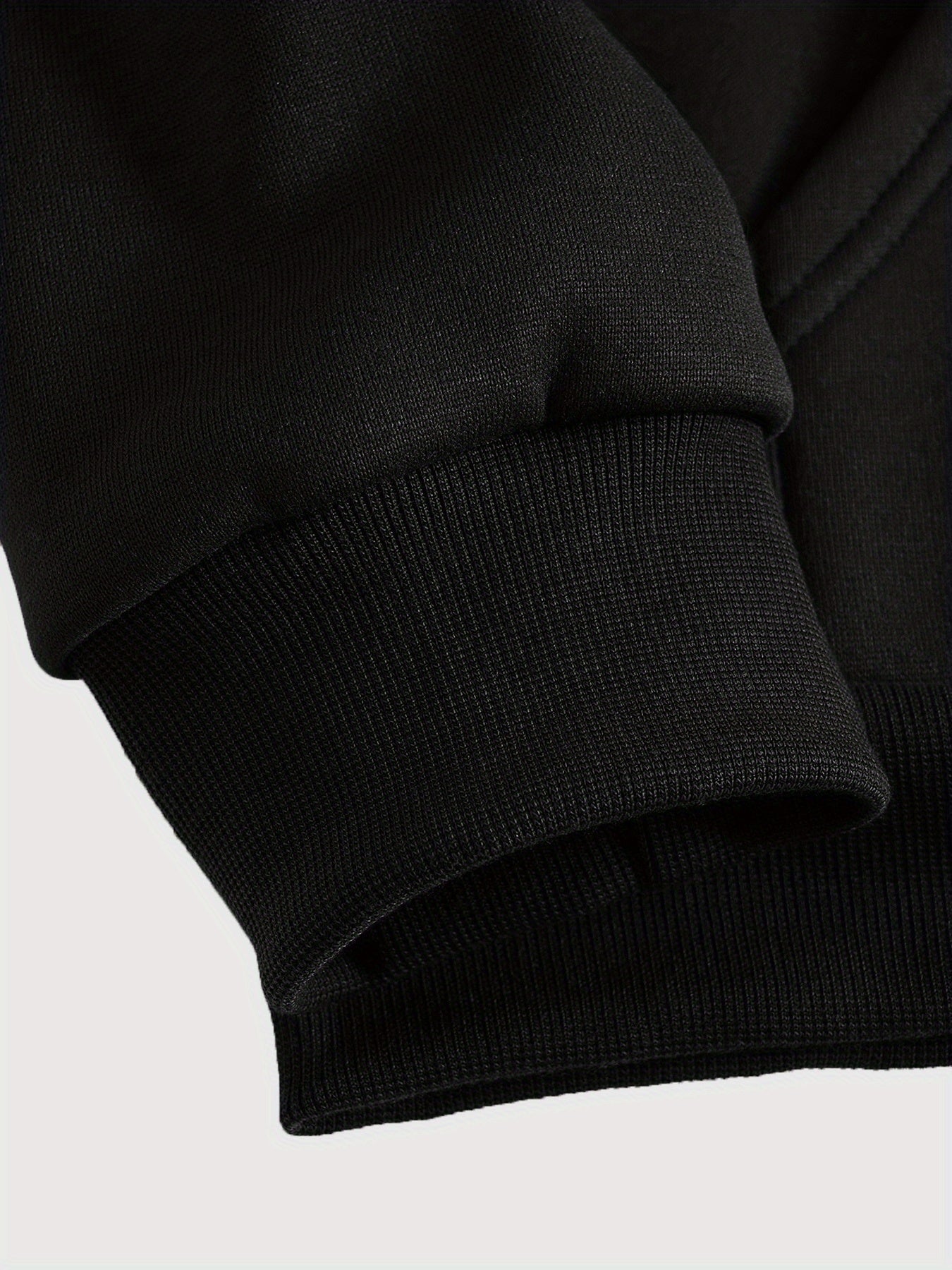 Sweat à capuche bicolore homme avec motif graphique décontracté fermeture éclair