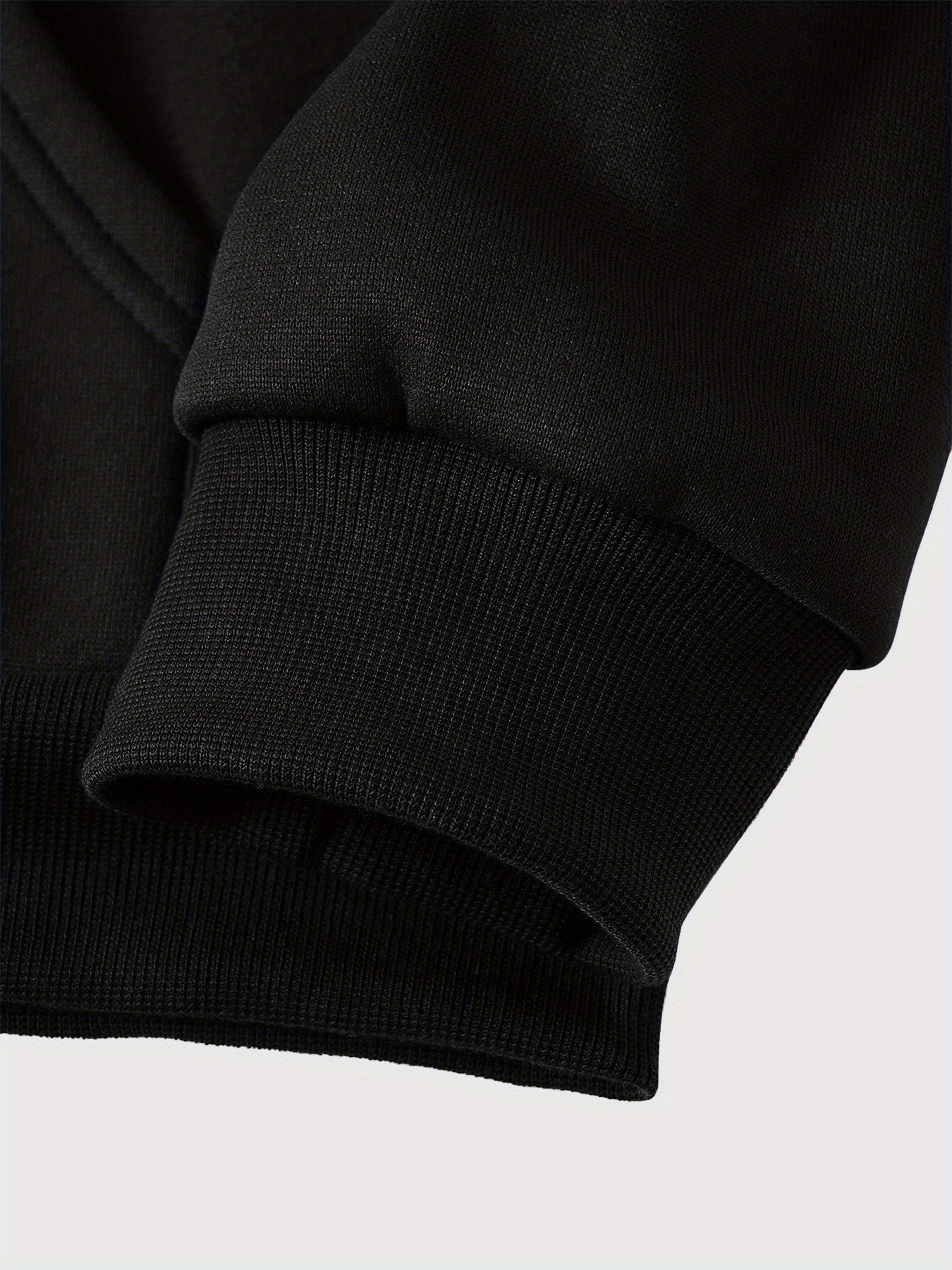 Sweat à capuche bicolore homme avec motif graphique décontracté fermeture éclair