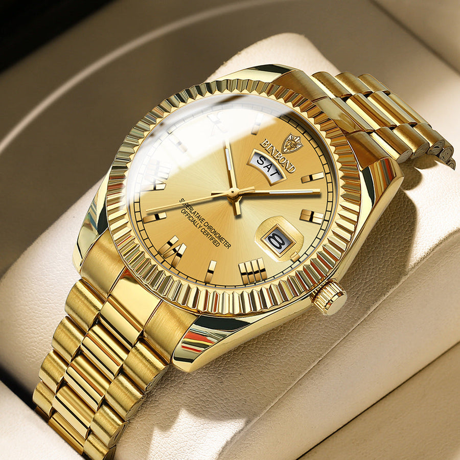 Montre Business Chronomètre Homme Style Classique Quartz